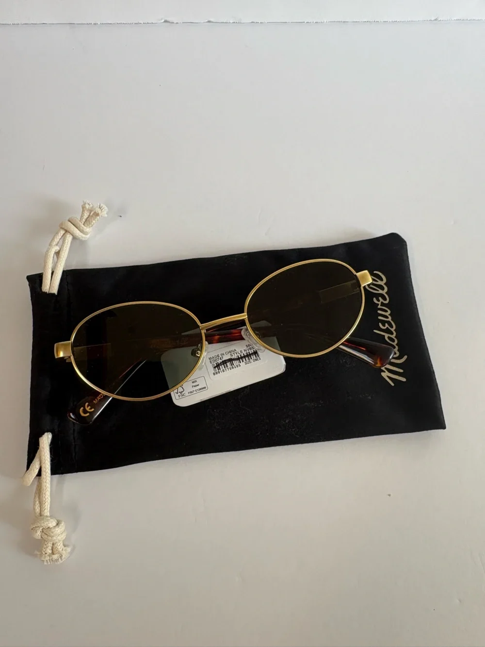 NWT Madewell Wire Frame Oval Sunglasses